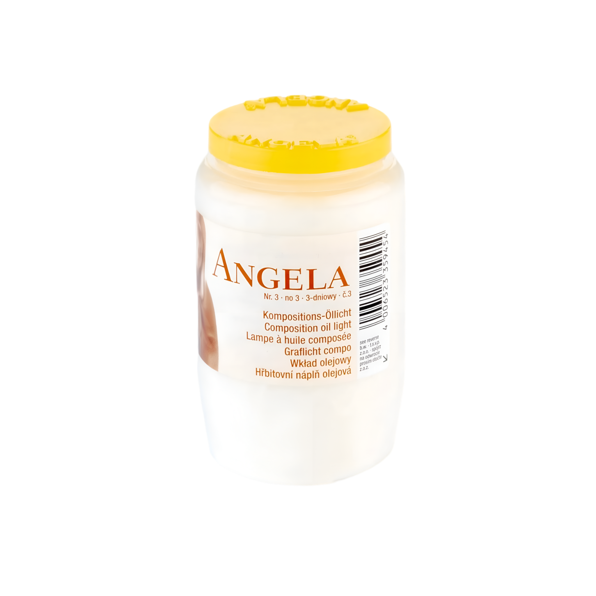 55 Hour Oil candle White