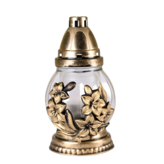 Round Flower Gravelight Lantern White