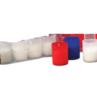 40 Hour Candle x 4 White