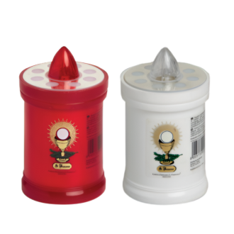 Battery Candle Red
