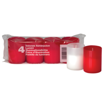 40 Hour Candle x 4 Red