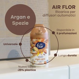 Airflor Deo Matic Refill 250ml Argan & Spices