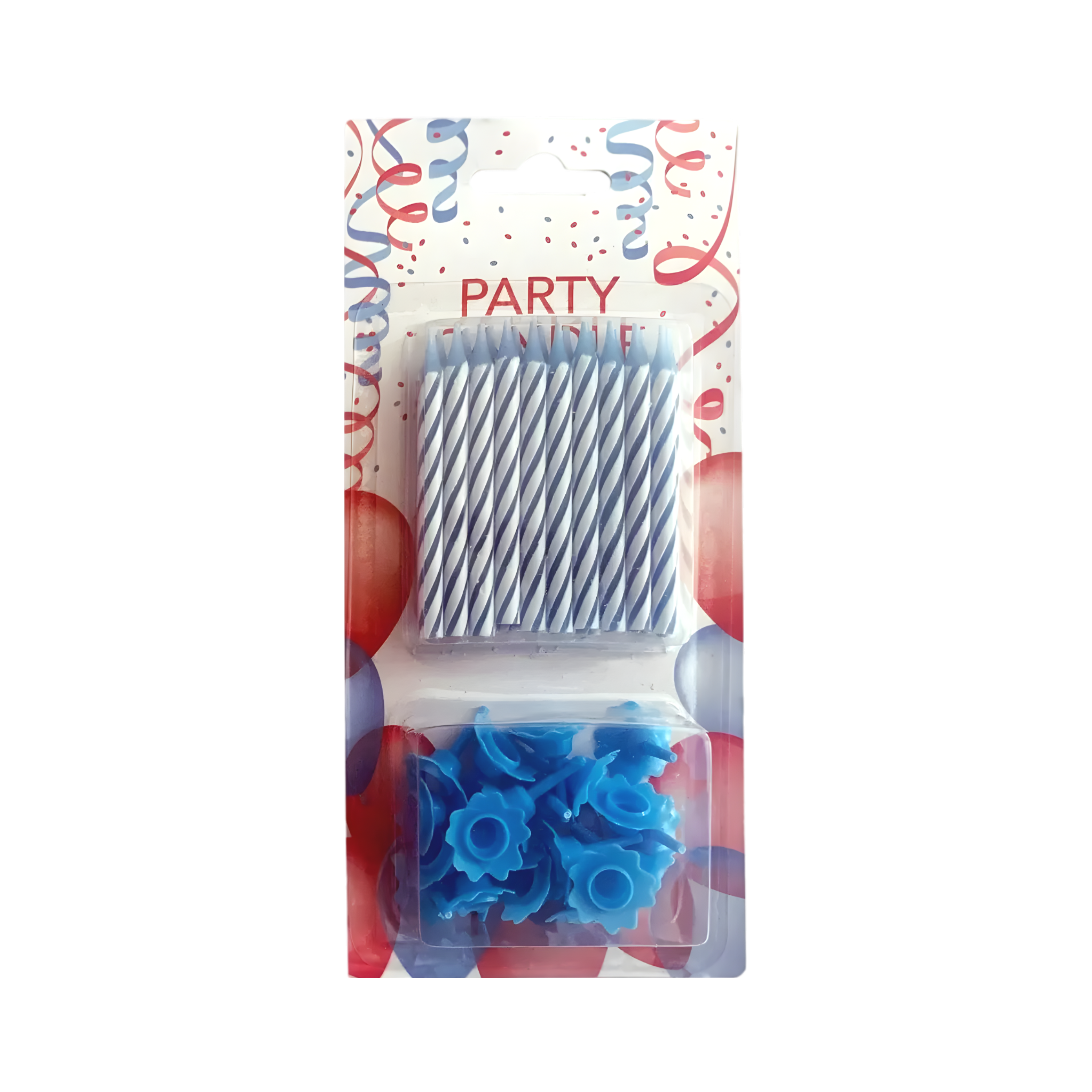 Birthday Candles Blue x 20