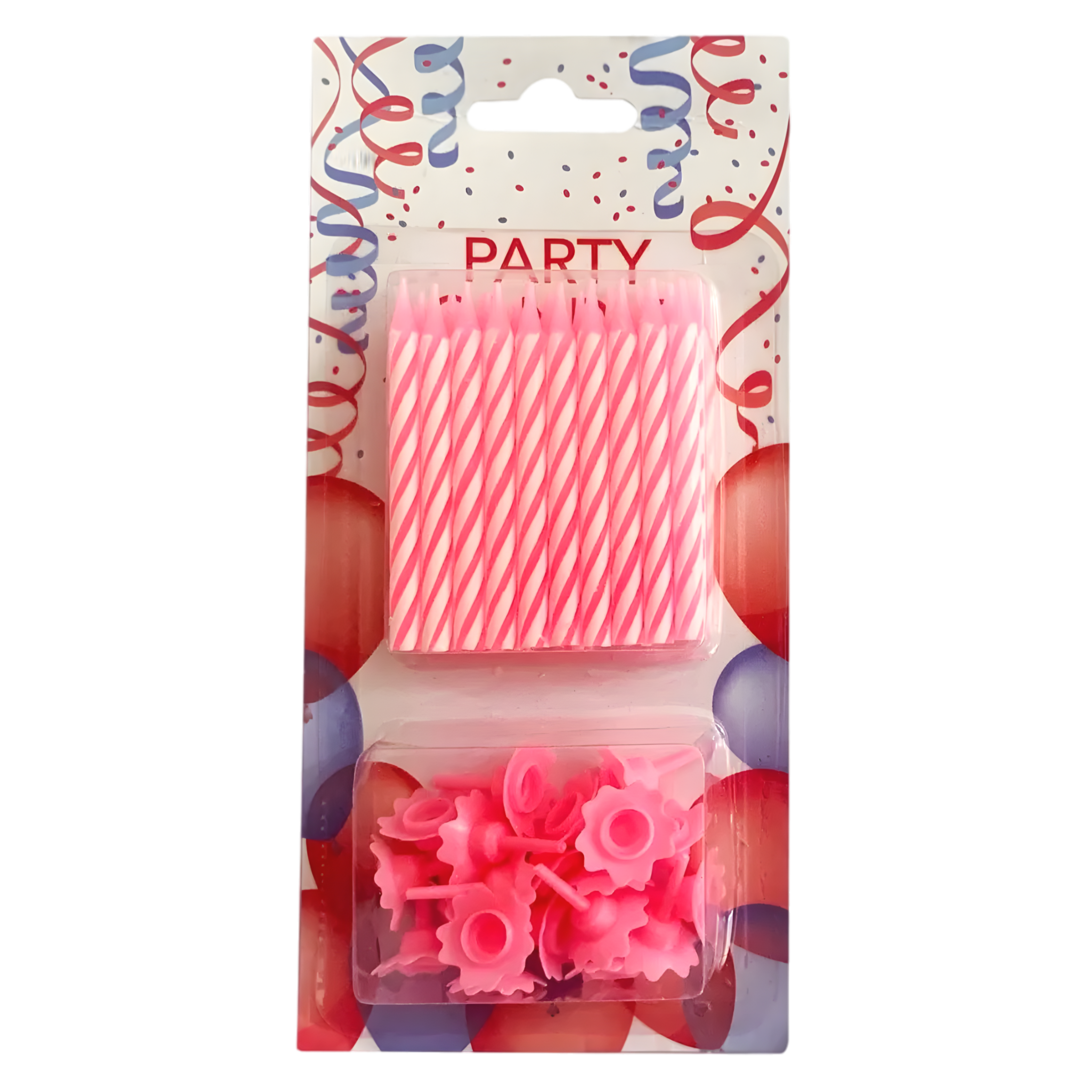 Birthday Candles Pink x 20