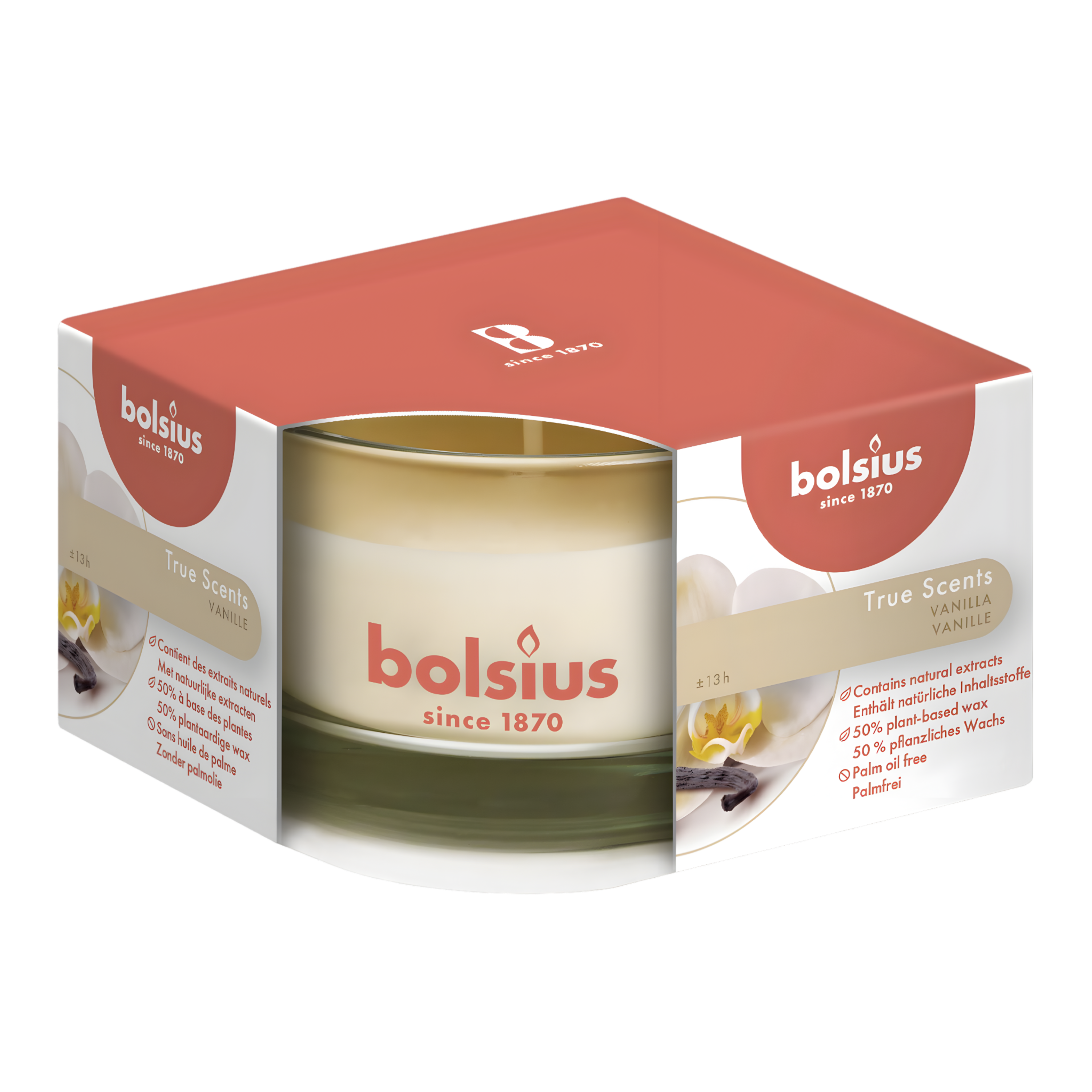 True Scents Fragranced Glass Small Vanilla 50/80