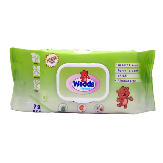WOODS Baby Wipes x 72